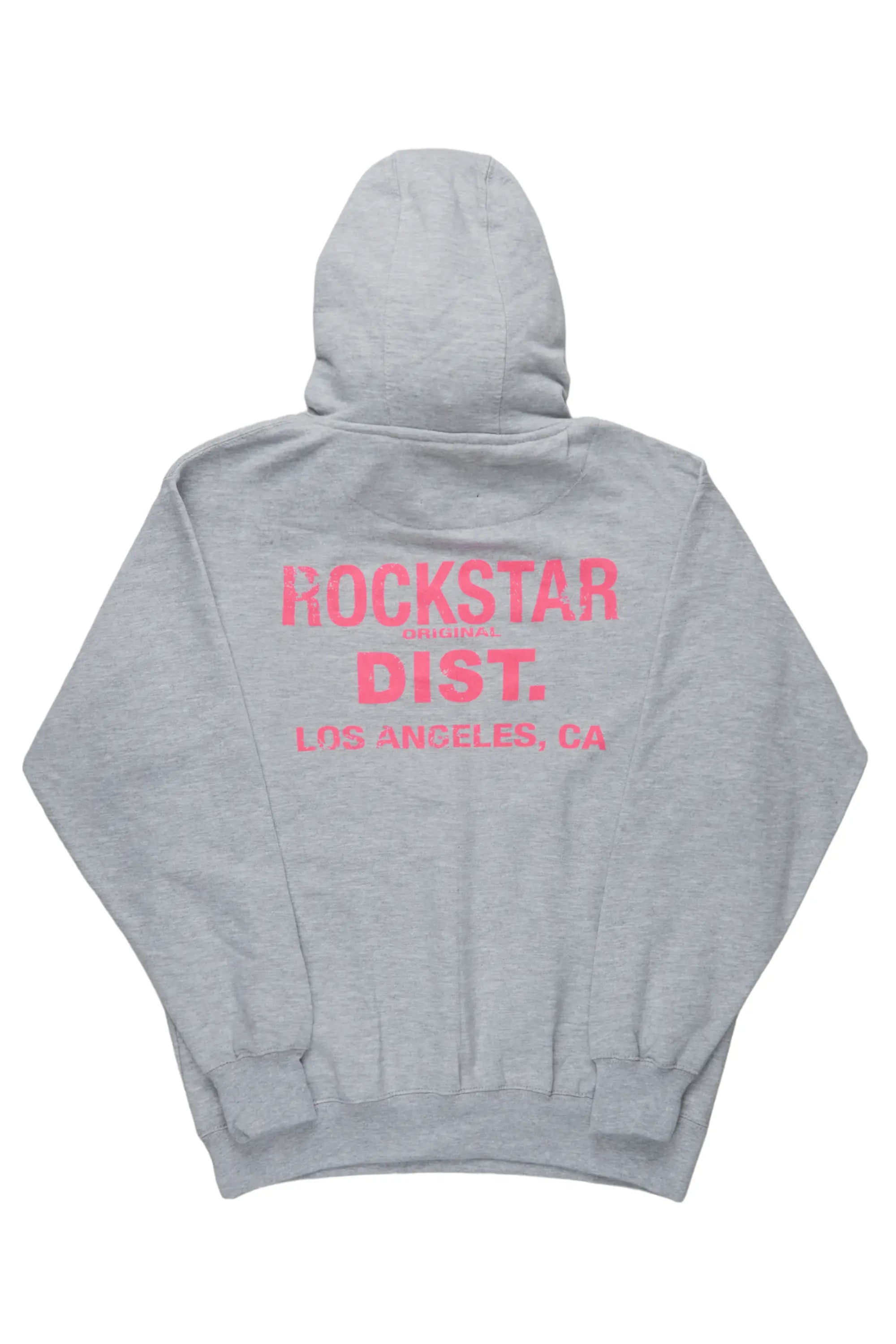 Dalasia Heather Grey Oversized Hoodie Hoodie with Pocket Utility Practical