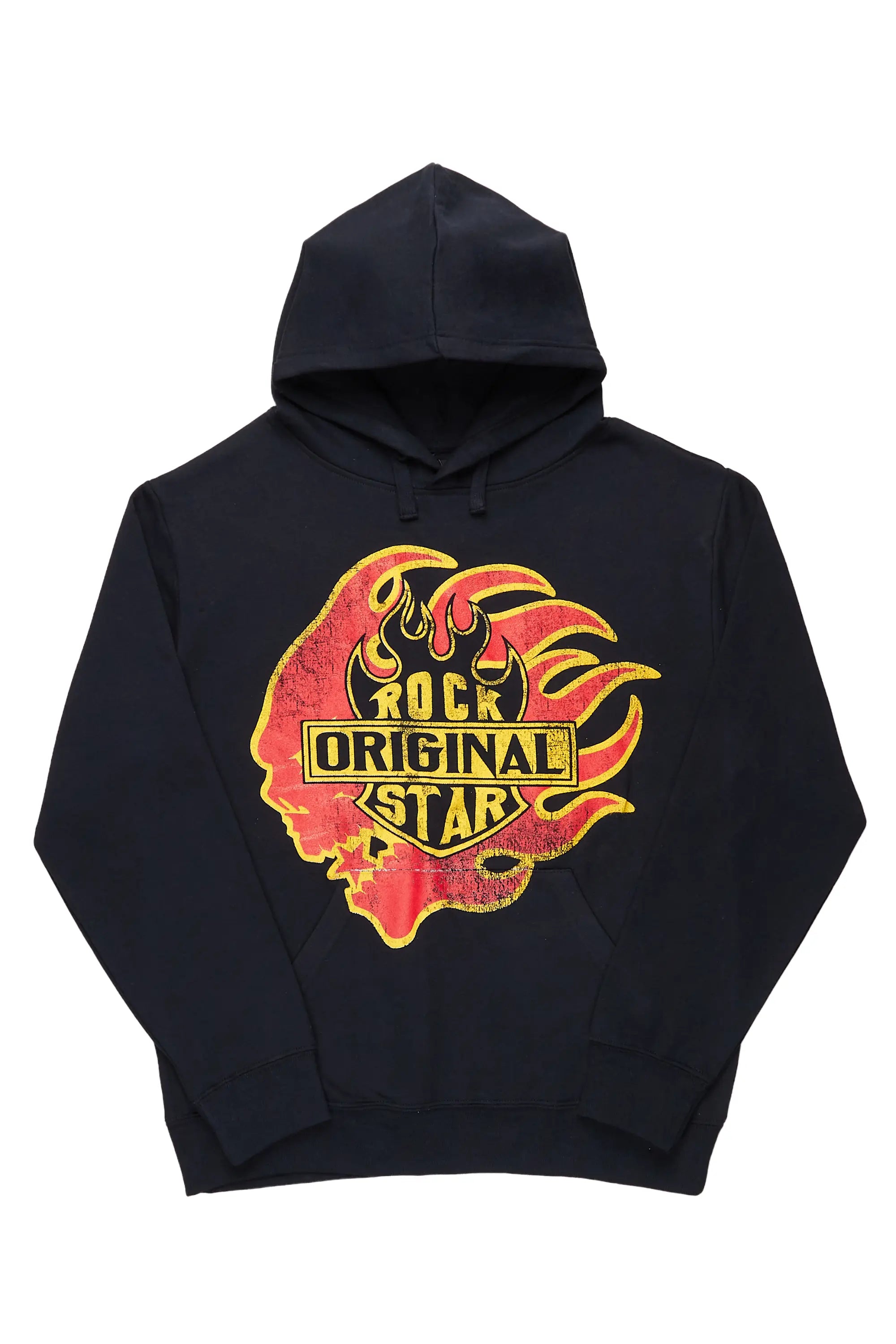 Live Fun Black Oversized Hoodie Hoodie Sweatshirt Pullover