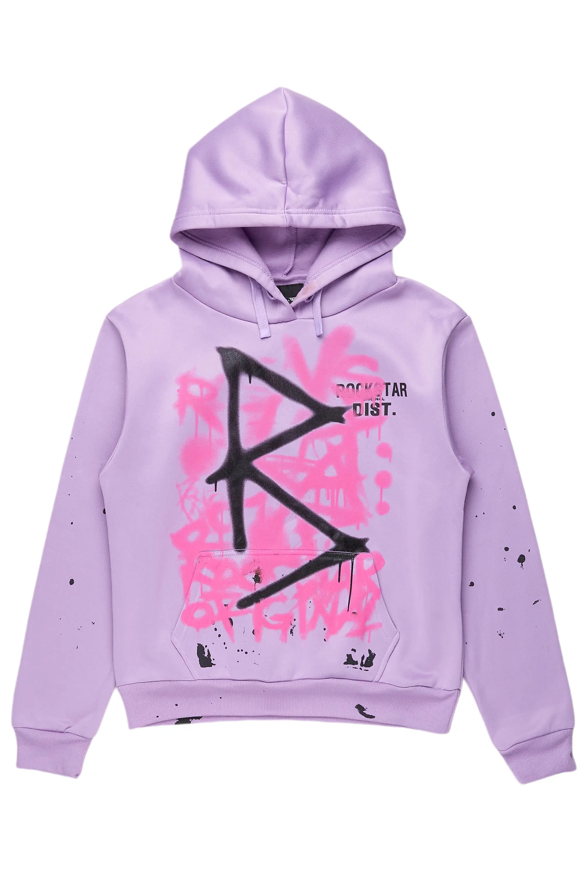 Nahomy Lavender Oversized Hoodie Hoodie with Belted Waist Structured Tailored