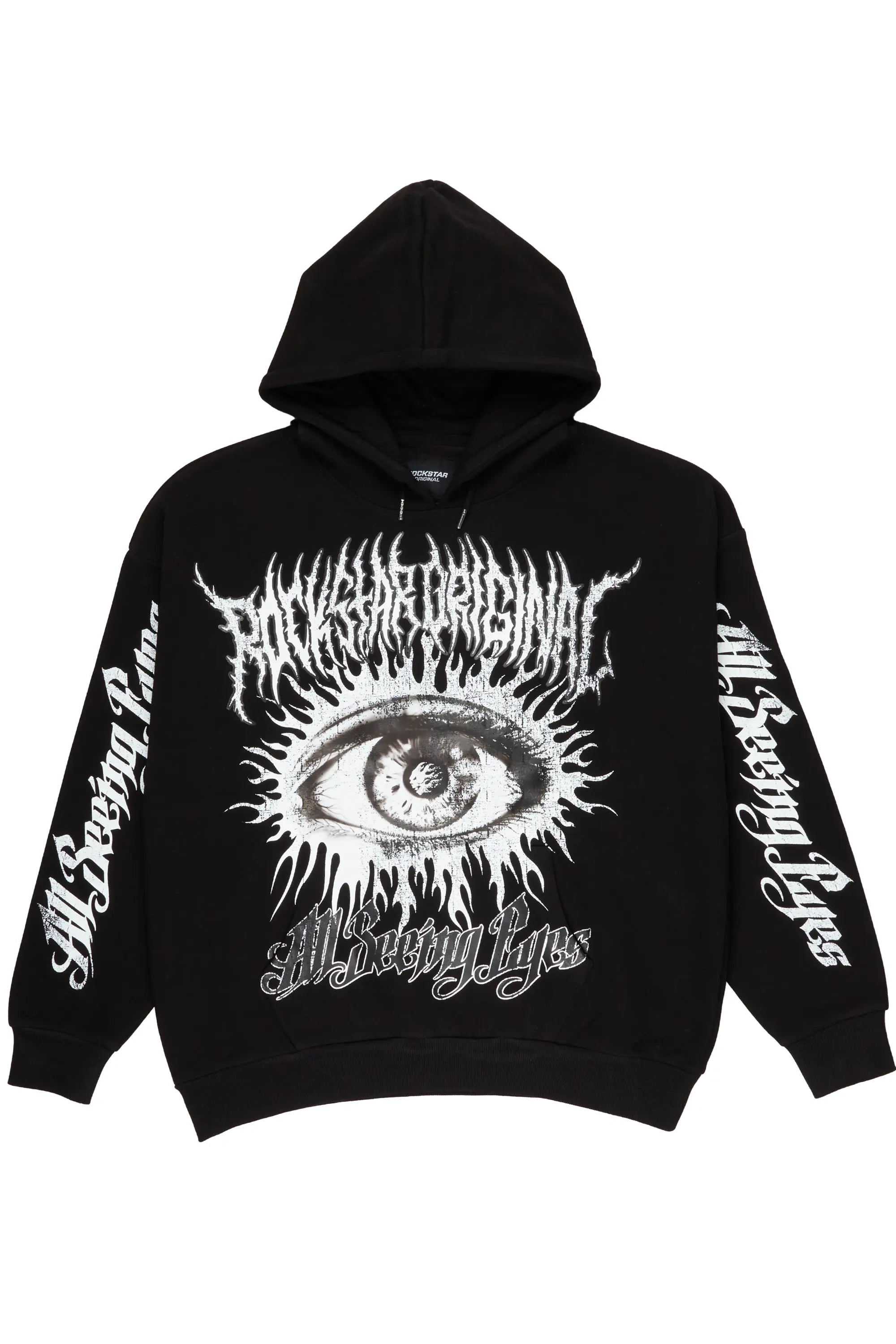 Cionna Black Oversized Hoodie Hoodie with Thumb Holes Functional Cozy