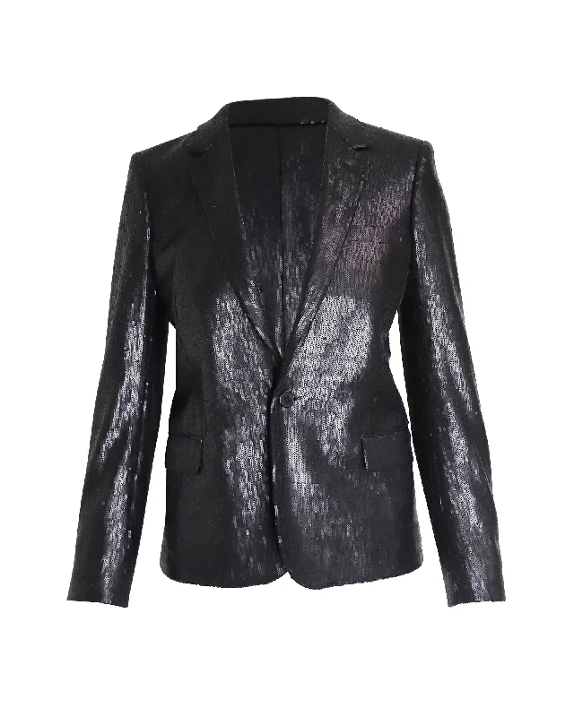 Saint Laurent Evening Jacket in Black Sequin Corduroy Jacket Velvet Jacket Brocade Jacket Saint Laurent Evening Jacket in Black Sequin Corduroy Jacket Velvet Jacket Brocade Jacket