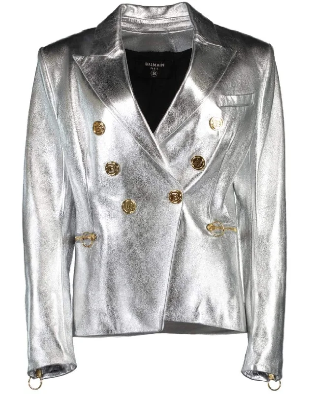 Six Button Zippered Leather Jacket Denim Jacket Leather Jacket Suede Jacket