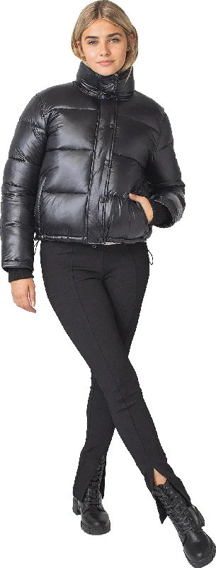 Lily Crop Puffer Jacket - Women’s|-|Manteau Puffer Lily - Femme Stand-Up Collar Roll-Neck Collar Turtle Neck Lily Crop Puffer Jacket - Women’s|-|Manteau Puffer Lily - Femme Stand-Up Collar Roll-Neck Collar Turtle Neck