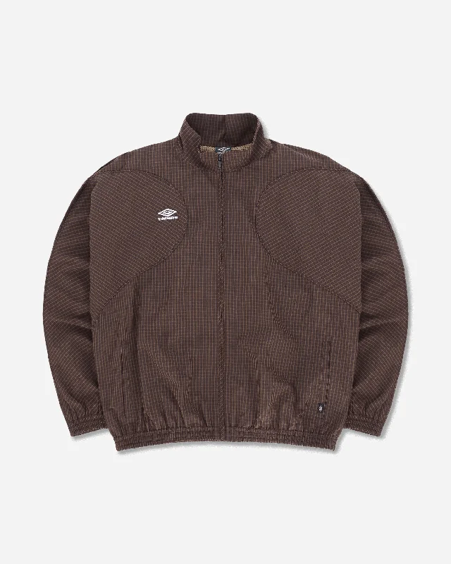 Men's Mini Check Track Jacket Brown Herringbone Jacket Houndstooth Jacket Plaid Jacket Men's Mini Check Track Jacket Brown Herringbone Jacket Houndstooth Jacket Plaid Jacket