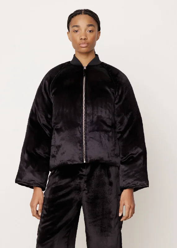 Velvet Bomber Jacket Striped Jacket Polka Dot Jacket Floral Jacket