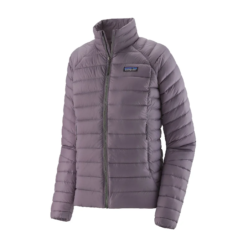 Women's Down Sweater Zippered Buttoned Snapped