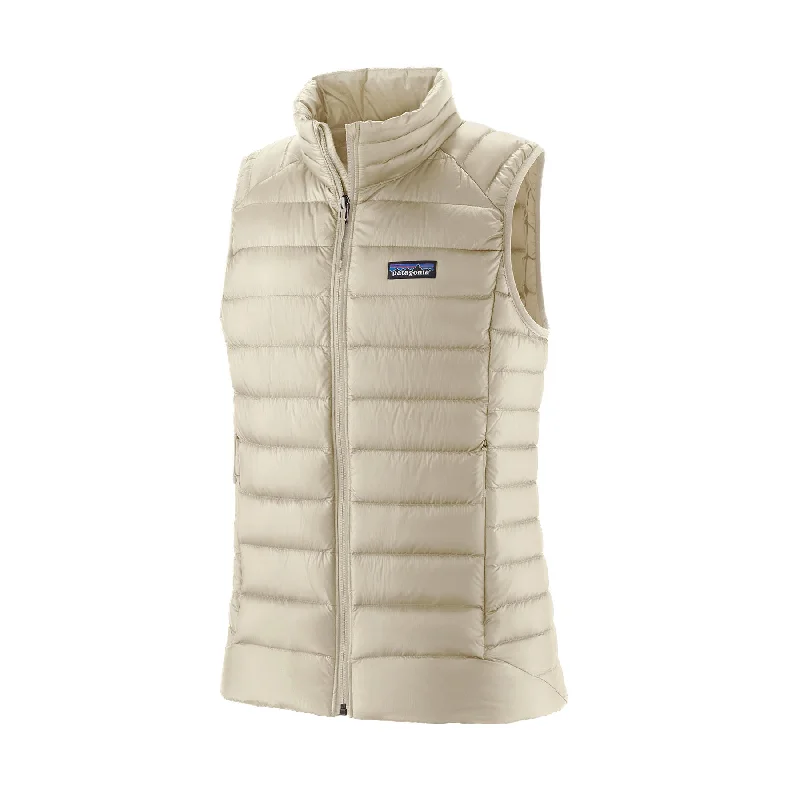 Women's Down Sweater Vest Transparent Opaque Sheer