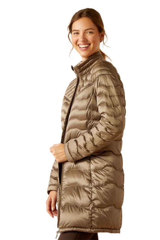 Ideal Down Insulated Coat Pastel Wool Peacoat