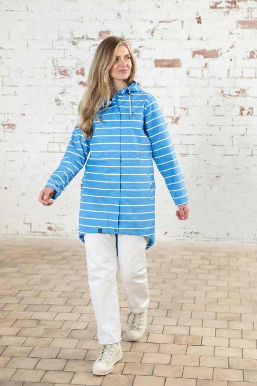 Beachcomber Long Coat Open-Knit Duster Coat