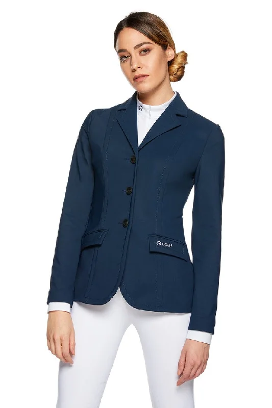 Ego7 Be Air Show Coat - Ladies Ruched Sleeve Blazer