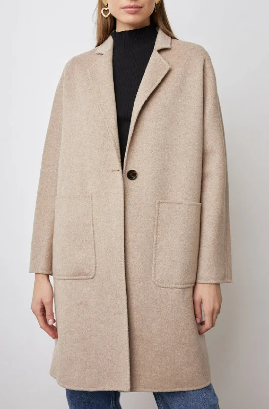 EVEREST COAT - HAZELNUT Recycled Down Jacket