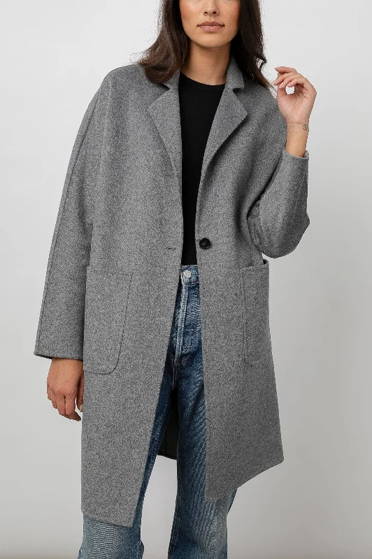 EVEREST COAT - HEATHER GREY Warmth-Enhanced Parka