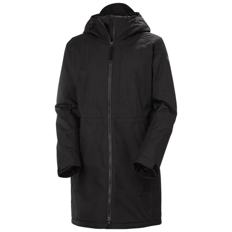 Westport Insulated Coat - Black Hooded Puffer Anorak