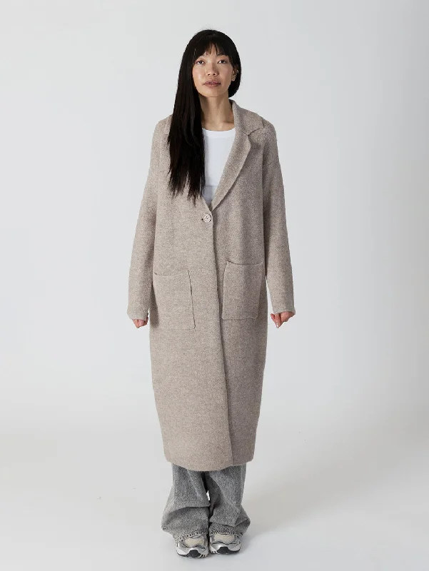 Jimmi Coat - Medium Oatmeal Softshell Outdoor Jacket