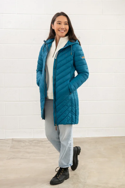 Laurel Ladies Coat Embroidered Kimono Coat