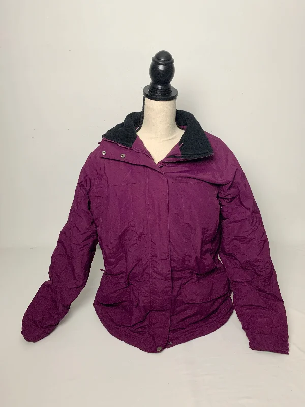 LL Bean Womans Winter Coat Bold Color Block Coat