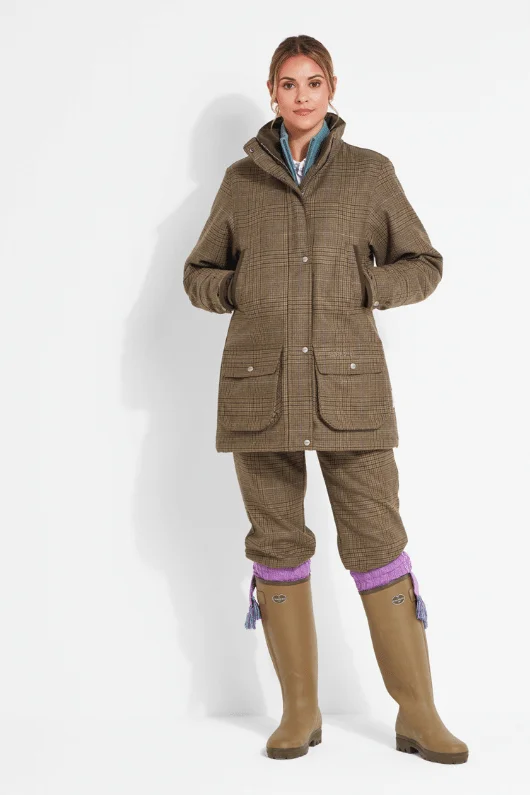 Ptarmigan Tweed Coat Fashionable Blazer Coat