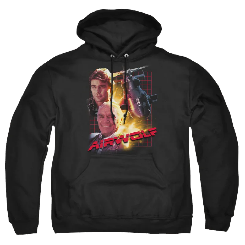 Airwolf Airwolf - Pullover Hoodie Button Front Sweater