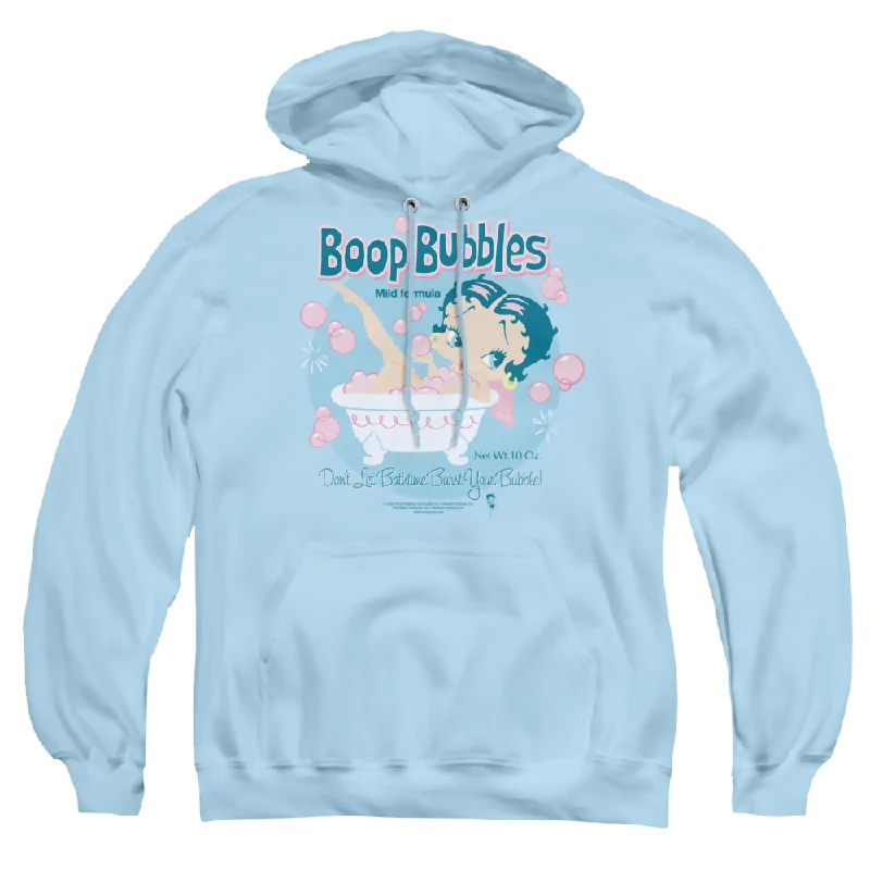 Betty Boop Boop Bubbles - Pullover Hoodie Open Neck Pullover
