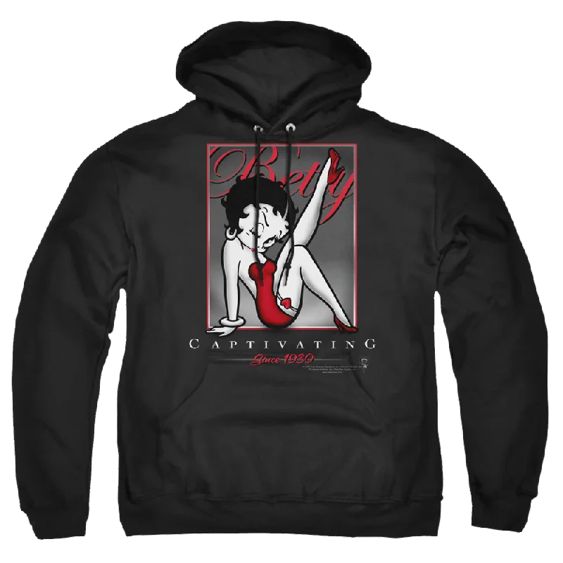 Betty Boop Captivating - Pullover Hoodie Honey Neck Pullover