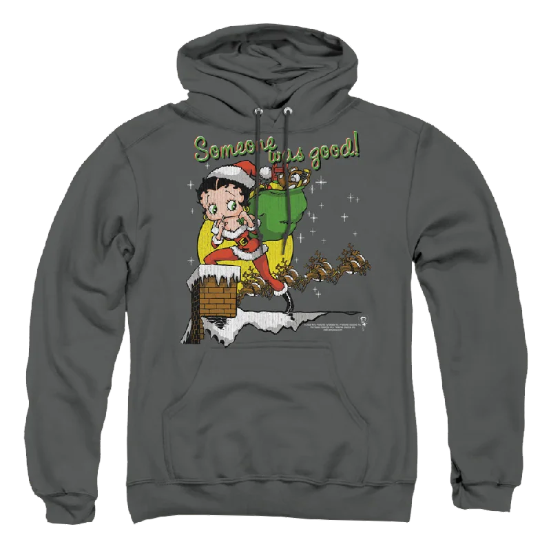 Betty Boop Chimney - Pullover Hoodie Tight Sleeve Top