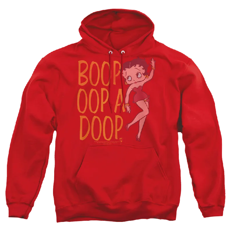 Betty Boop Classic Oop - Pullover Hoodie Asymmetrical Hem Sweater