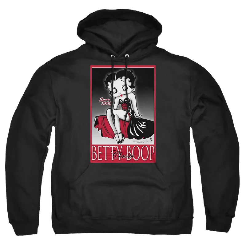 Betty Boop Classic - Pullover Hoodie Ruffled Neck Pullover
