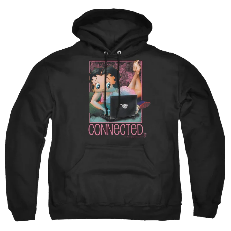 Betty Boop Connected - Pullover Hoodie Soft Wool Sweater