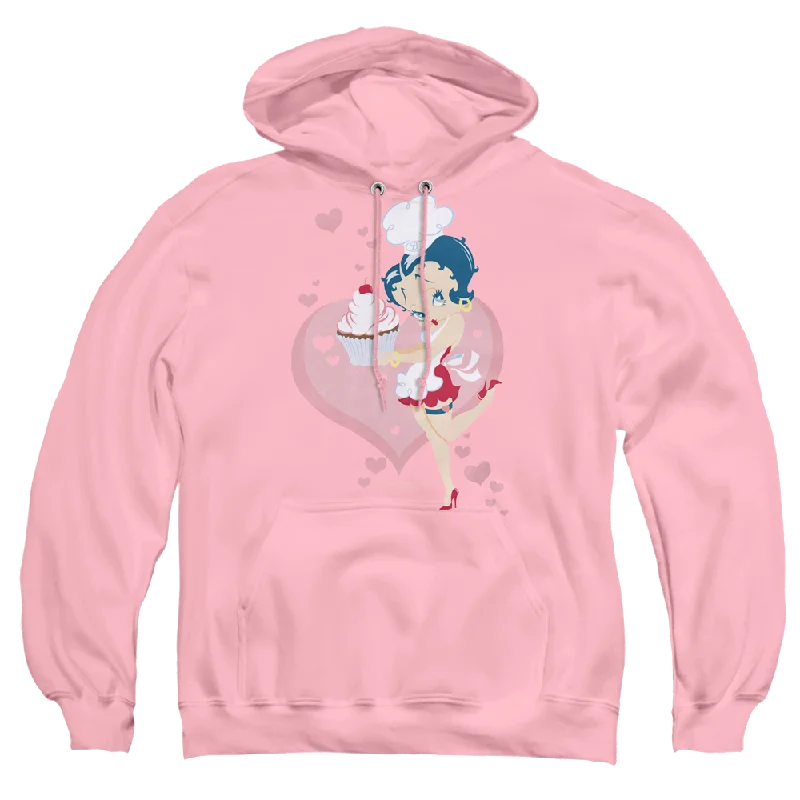 Betty Boop Cupcake - Pullover Hoodie Fine Merino Wool
