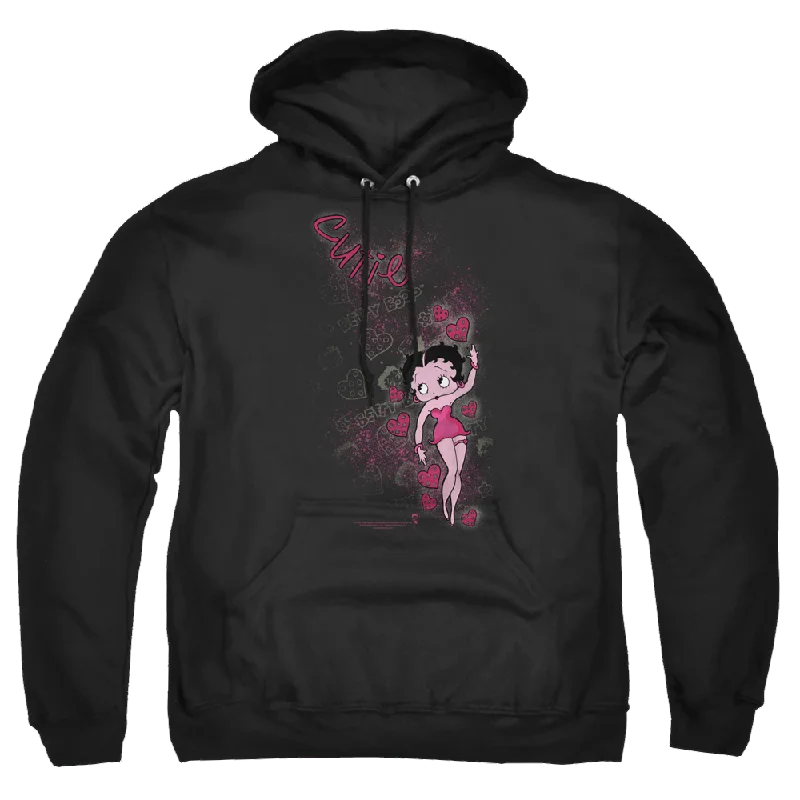 Betty Boop Cutie - Pullover Hoodie Square Neck Pullover
