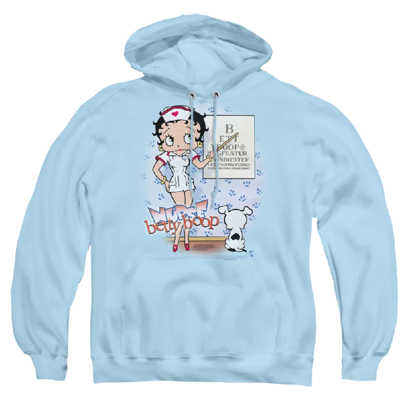 Betty Boop Eyechart - Pullover Hoodie Besom Neck Pullover