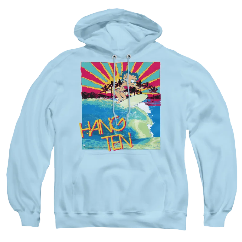 Betty Boop Hang Ten - Pullover Hoodie Spaghetti Sleeve Top