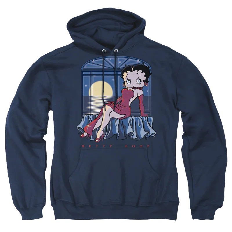 Betty Boop Moonlight - Pullover Hoodie Puff Sleeve Stylish