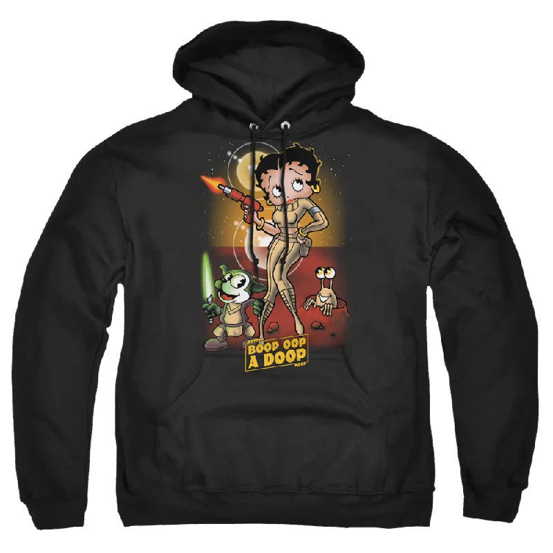 Betty Boop Star Princess - Pullover Hoodie One Shoulder Top