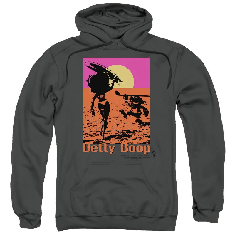 Betty Boop Summer - Pullover Hoodie Cable Knit Chunky