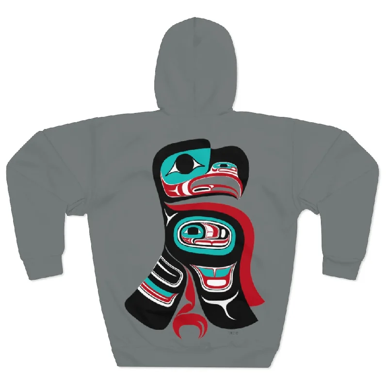 Eagle Unisex Premium Pullover Hoodie Wrist Length Sleeve