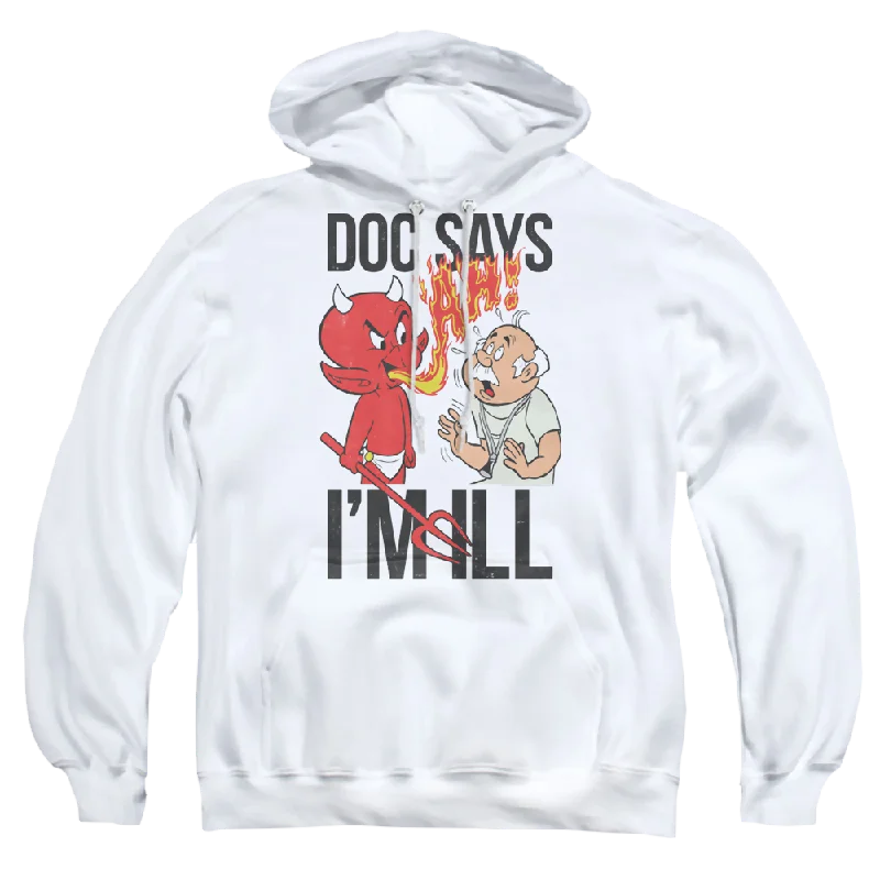 Hot Stuff Doc Says - Pullover Hoodie Button Front Sweater