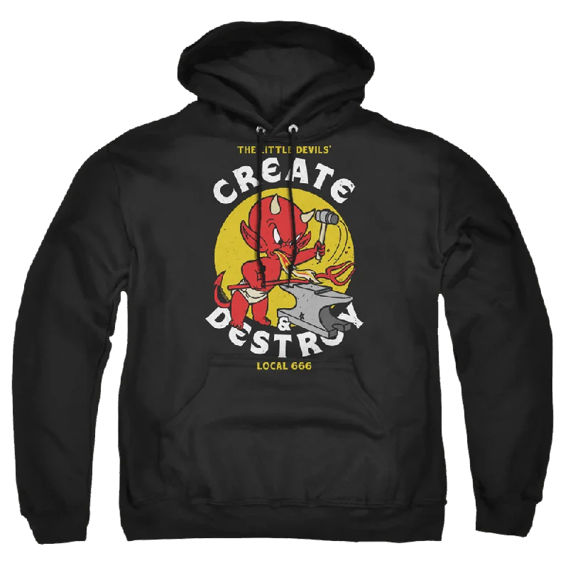 Hot Stuff Local Devils - Pullover Hoodie Fitted Ribbed Sweater