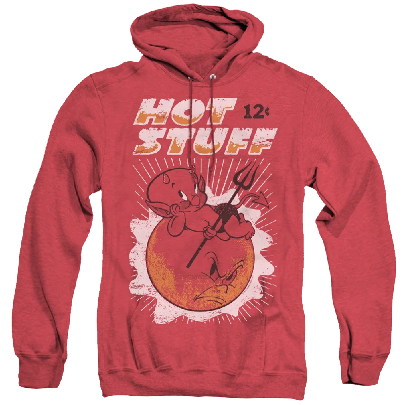 Hot Stuff On The Sun - Heather Pullover Hoodie Thick Cable Knit