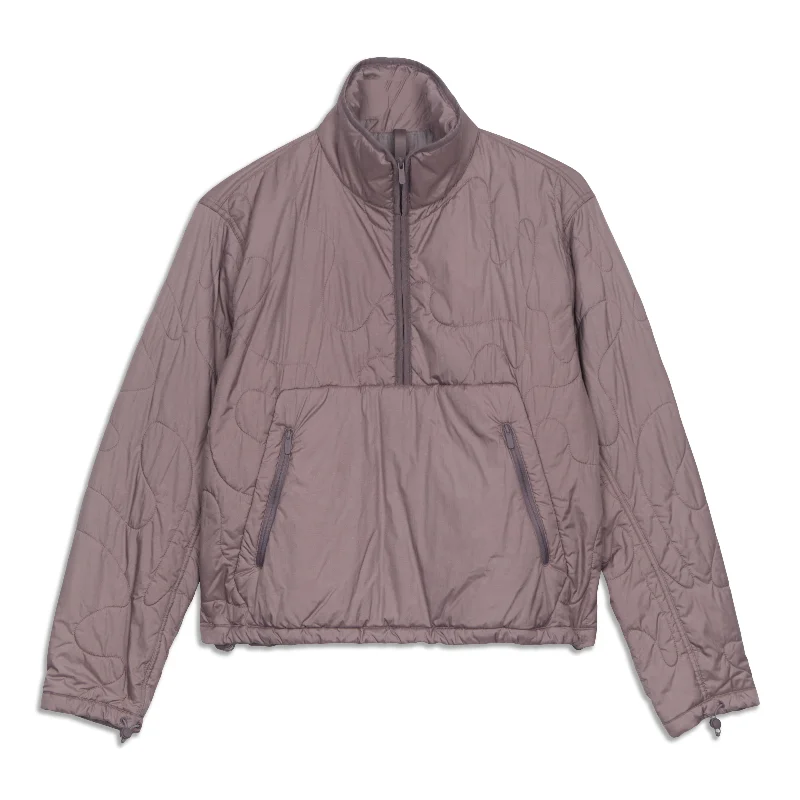 Insulated Quilted Pullover Jkt Over Sleeve Pullover