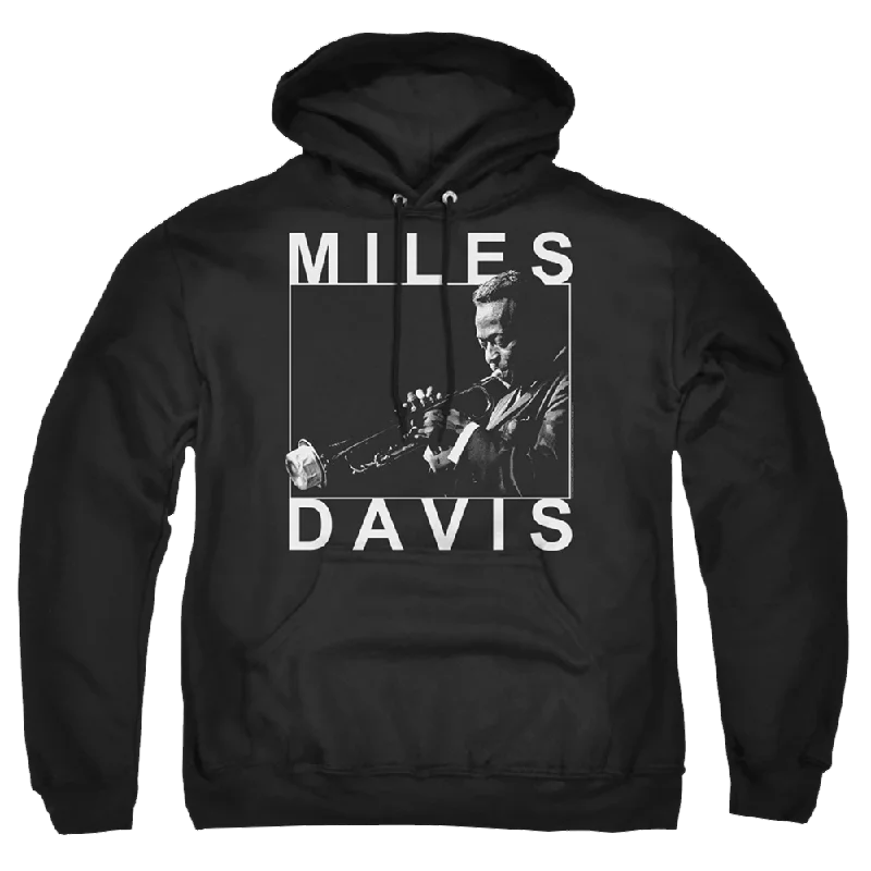 Miles Davis Monochrome - Pullover Hoodie Thick Cable Knit