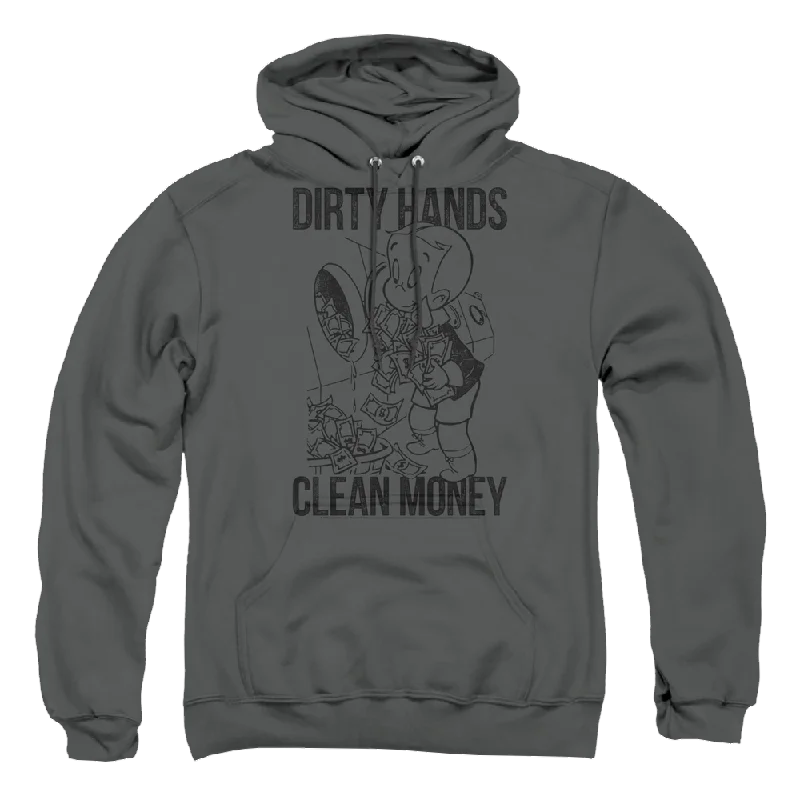 Richie Rich Clean Money - Pullover Hoodie Sabrina Neck Pullover