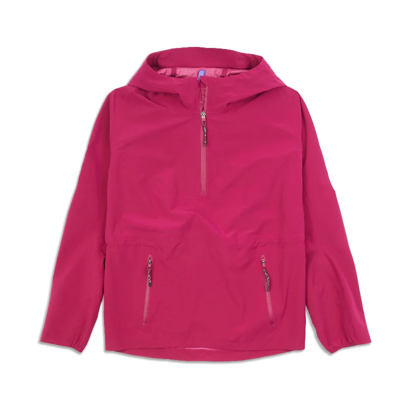 Stretch Waterproof Hiking Half-Zip Pullover - Resale Chenille Soft Sweater
