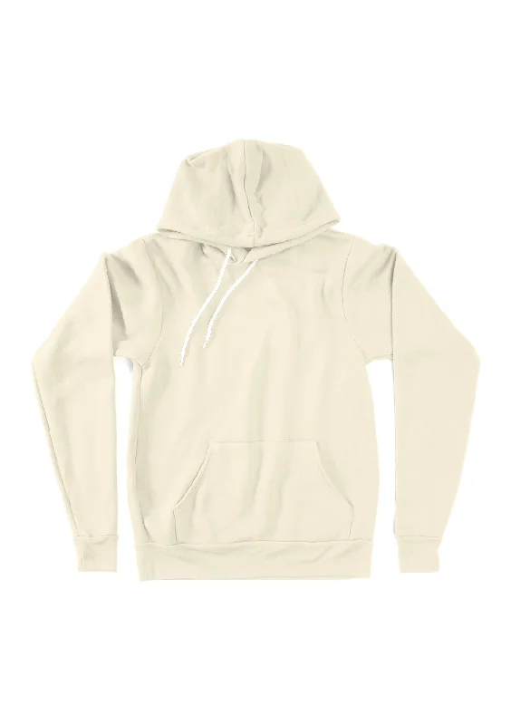 Unisex Sponge Fleece Pullover Hoodie – Natural Besom Neck Pullover