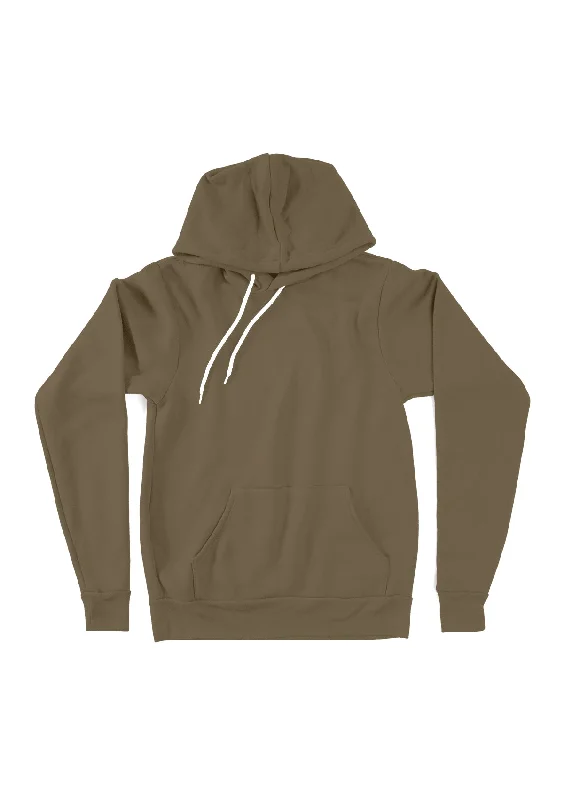 Unisex Sponge Fleece Pullover Hoodie – Vintage Brown Cowl Neck Pullover