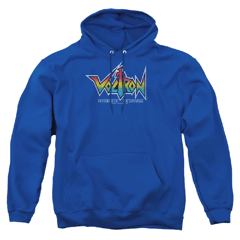 Voltron Logo - Pullover Hoodie Keyhole Neck Pullover