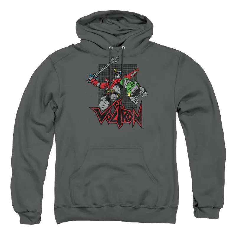 Voltron Roar - Pullover Hoodie Boxy Neck Sweater