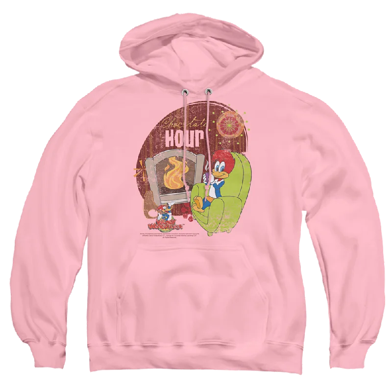 Woody Woodpecker Chocolate Hour - Pullover Hoodie Box Sleeve Comfort