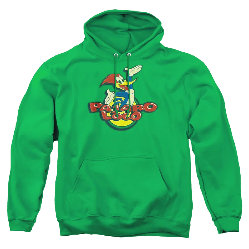 Woody Woodpecker Loco - Pullover Hoodie Zipper Front Cardigan