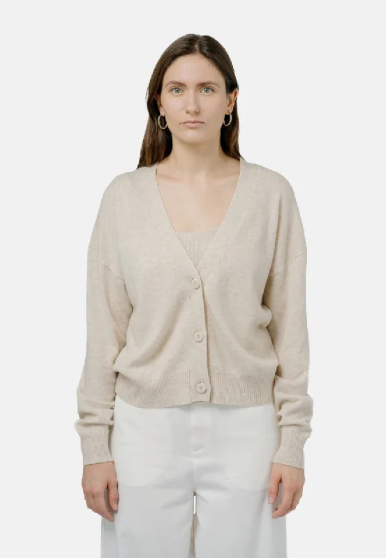 Ulaanbaatar Cardigan Off White Modern Contemporary chic